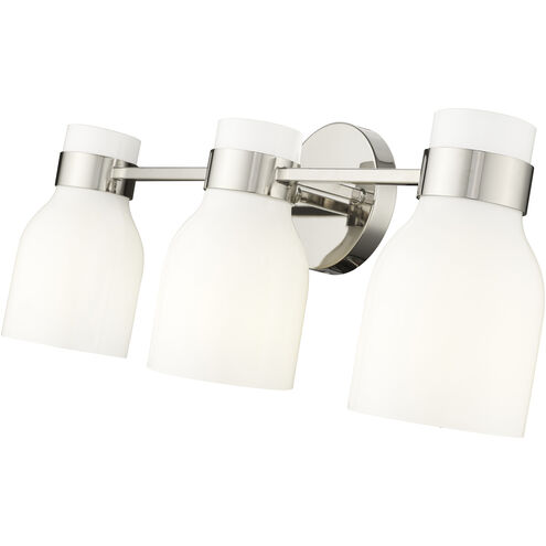 Corella 3 Light 22.5 inch Polished Nickel Bathroom Vanity Light Wall Light